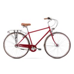 Vélo de Ville 28" Homme - ROMET - Vintage Classic -ROUGE