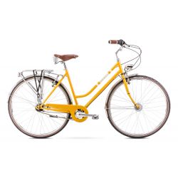 Vélo de Ville 28" Femme - ROMET - Vintage Ltd -JAUNE